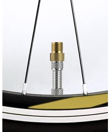 Henmi Bicycle Valve Adapter 2 Series - DV SV to AV | French Valve & Autoventile Adapter | Compatible with Sclaverand & Dunlop - International Shipping - Buy Online on GoSupps.com