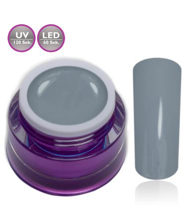 Cosma Grey Light Grey UV LED Nail Gel - Studio Quality Color Gel (5ml) | RM Beautynails - International Shipping Available - Buy Online on GoSupps.com
