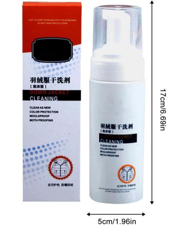 Dry Cleaning Spray Wash-Free Dry Cleaning - Down Wear Detergent Cleaner Spray Laundry Detergent for Down Jackets Couches Gym Bags Purble - Buy Online on GoSupps.com