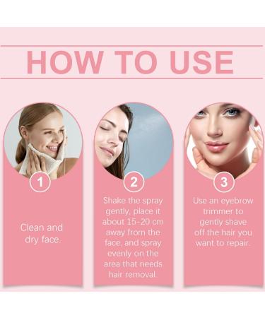 Hair Identifier Spray for Face Shaving Dermaplaning Hair Removal Spray Hair Identifier Spray for Face Shaving Moisturizing Hair Identifier Spray Face Hair Identifier Spray Skin Dermaplaning Spray - Buy Online on GoSupps.com