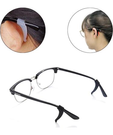Haobin 20 Pair Silicone Anti-Slip Glasses Ear Hooks - Comfortable Protection for Sunglasses & Eyeglasses - Buy Online on GoSupps.com
