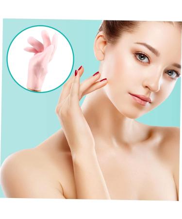 minkissy 3 Pairs Moisturizing Gloves Hands Night Mittens Exfoliating Glove Gloves Overnight Night Gloves Cream Gloves Softening Grade Anti-Wrinkle Gloves Spa Sebs Pink - Buy Online on GoSupps.com