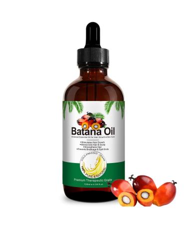 PLOBRT Batana Cold-Pressed Hair Oil 120 ml stimulates hair growth pure batana oil to moisturize and repair dry damaged hair and for skin care