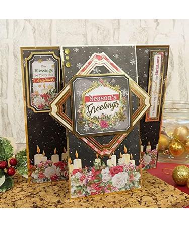 HunkyDory Crafts Forever Florals Festive Rose Luxury Topper Collection - Buy Online on GoSupps.com