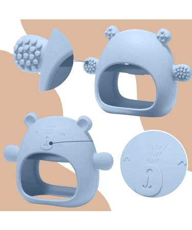Baby Bite Glove & Bite Ring - BPA-Free Silicone Teething Toys for 3-12 Months - Soft & Safe Biting Tools by Nom - Buy Online on GoSupps.com