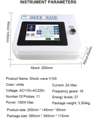 Buy Tahali Extracorporeal Shock Wave Therapy Device for Erectile Dysfunction & Pain Relief - 11 Massage Heads Included - Buy Online on GoSupps.com