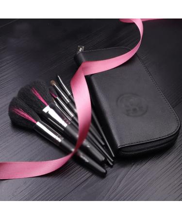 Buy A Touch Of Red Series Makeup Brush Set - 7 Essential Brushes for Beginners | International Shipping - Buy Online on GoSupps.com