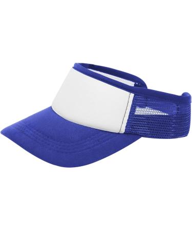 Customized Visor Hat | Personalized Men Women Adjustable Baseball Cap | Blue Summer Sun Hat - Buy Online on GoSupps.com