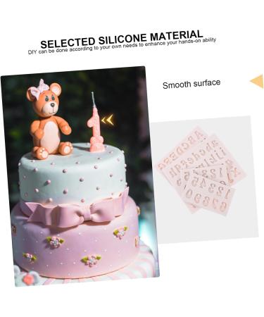 OUNONA 12 Pcs Silicone Cake Mold Iced Coffee Sleeve Cookie Cutters Gummy Sugar Moulds Silicone Letter Moulds Silicone Fondant Molds Silicone Molds Baking Supplies Tool Silica Gel Candy 12X10X1CMx3pcs - Buy Online on GoSupps.com