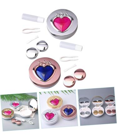 Solustrie 10 STK Contact Lens Container & Organizer - Ceramic Travel Case for Colored Lenses Toothbrush Holder & Cleaning Box - Buy Online on GoSupps.com