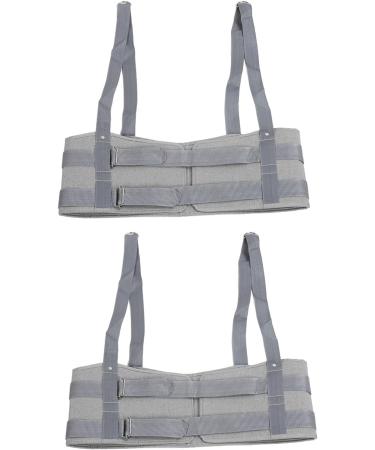 Breathable Pelvic Support Belt - Comfortable Women's Lower Back Support Bandages | Easy to Wear Non-Slip Fit 2-Piece Set - Buy Online on GoSupps.com