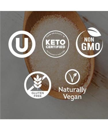 Wholesome Sweeteners Allulose Zero Calorie Granulated Sweetener - Non GMO, Gluten Free, Vegan - 12 oz - Buy Online on GoSupps.com