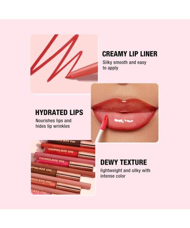  G n rique Lip pencil set lip pencil - natural moisturizing lipstick natural lipliner pencil and lip gloss for girls long-lasting lip moisturizer - Buy Online on GoSupps.com
