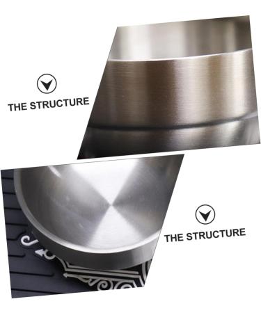 Buy Biudeco Foam Dishwasher Men's Tools - Rustproof Steel Shaving Accessories & Razor Cup for Bart Care - 9x9x4.9cm Silver - Buy Online on GoSupps.com