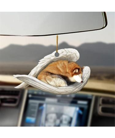 Lidssacde Pet Necklace with Sleeping Dog Trailer - Sweet Angel Gift for Animal Lovers - Perfect Personal Gift for Boys & Girls - Chain Fastening 06 - Buy Online on GoSupps.com