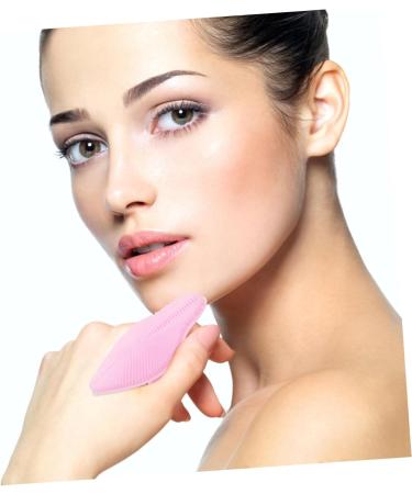 POPETPOP Hulu Scrubber Face Washing Cleaner Deep Cleaning Brush Bath Brush Cleansing Exfoliator Silicone Facial Brush Facial Cleansing Brush Sponge Silica Gel Pores Pink Man - Buy Online on GoSupps.com