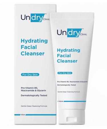 Hydrating Face Wash for Dry Skin Gentle Deep-Cleansing Facewash Cleanser for Face Non-Drying Face Wash for Women & Men (100 ml)