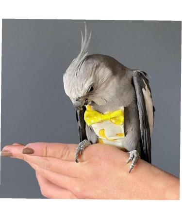 Parrot Diaper Birds Flight Suit Cute Banana Physiological Pants Small Pet Birds Flight Suit Clothes for Pigeons Cockatiel - Buy Online on GoSupps.com