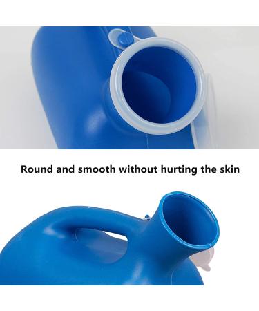 Home Comfort Urinals for Men 3pcs - Upgraded Thick Urine Bottles for Leak Proof Screw-On Lids - 1000ml Portable Urinal for Men - Bed Pan - Pee Bottles for Men Happy - Buy Online on GoSupps.com