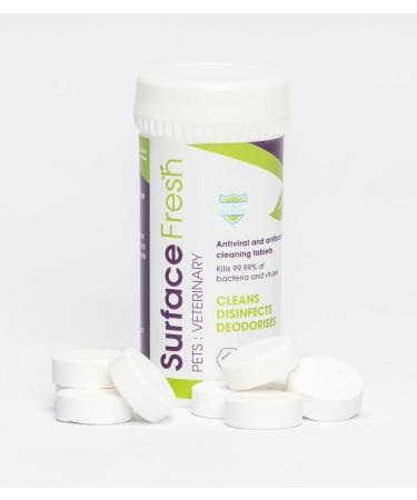 Surface Fresh Pets 10 Tablet Tube & 1 Litre Spray Bottle - Clinical Grade Cleaning for Pet Mess, Germs, and Odours - Buy Online on GoSupps.com