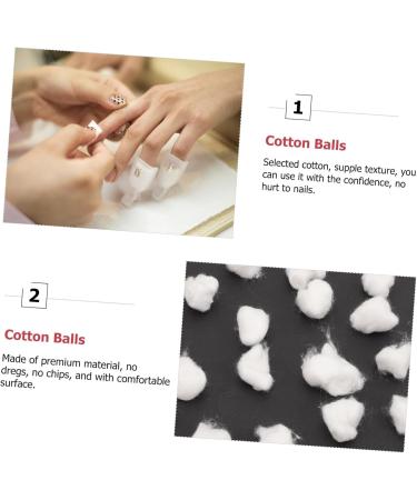 300pi ces Coton Boule pour Dissolvant Gel Ongle Boules de Coton Absorbantes Nettoyants pour Enlever Vernis Gel - Buy Online on GoSupps.com