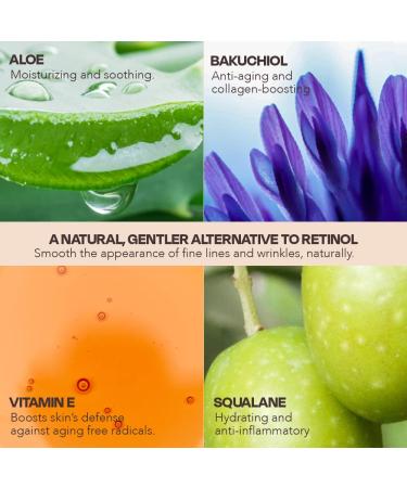 Kinder Beauty Be Kind Rewind Bakuchiol Serum - Vegan Anti-Aging Face Serum with Hyaluronic Acid | Natural Clean Cruelty-Free | 1 fl. oz - Buy Online on GoSupps.com