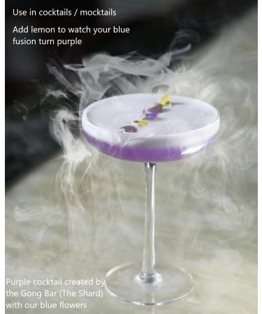 Better Food Mood Premium Blue Tea 25g - Natural Blue & Purple Changing Flower Tea for Cocktails & Lattes | Rich in Antioxidants | No Artificial Colors - Buy Online on GoSupps.com