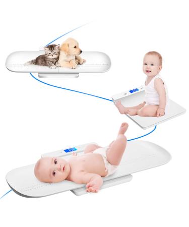 KUBEI Baby Scale Digital Infant Scale Multi-Function Digital Scale for Pets Toddler Scale with Measure Babies Weight and Height Tray Precision Digital Puppy Scale with kg/lb/oz Holding Function - Buy Online on GoSupps.com