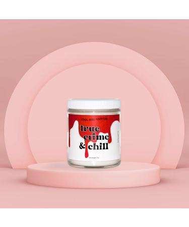 Cool Girl Candles | True Crime & Chill Coconut Hibiscus - Strong Scented Clean Burning All Natural Soy Wax | Funny Gifts | 8.5 fl oz - Buy Online on GoSupps.com