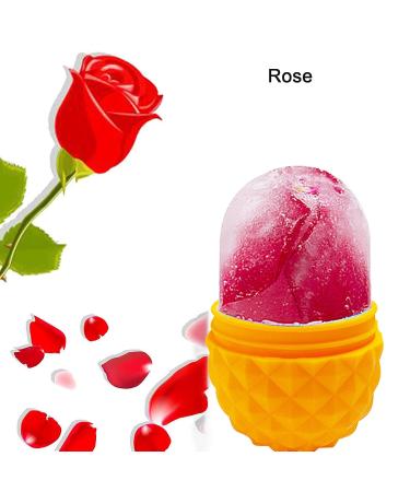 Premium Silicone Ice Roller Mold for Face | Cryotherapy Skin Tightening & Eye Puffiness Relief | Beauty Ice Holder - Orange Pineapple C069 - Buy Online on GoSupps.com