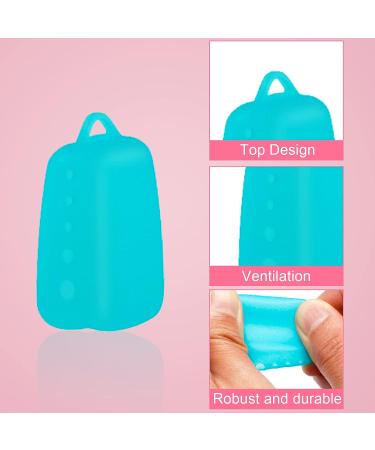 10-Pack Silicone Toothbrush Covers - Portable Caps for Home, Travel & Outdoor Use - Buy Online on GoSupps.com
