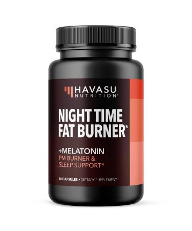 HAVASU NUTRITION Night Time Fat Burner Metabolism Booster | Appetite Suppressant & Supplement to Support Weight Loss | 60 Weight Loss Supplement Pills for Men