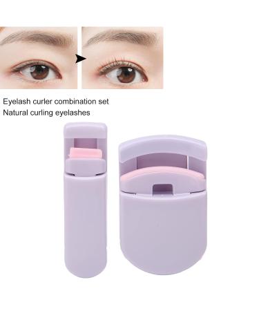 2-Part Sweet Eyelash Set - Portable Wide Angle Mini Curlers for Professional Lifting & Delicate Eyelashes (Violet) - Travel-Friendly Tool - Buy Online on GoSupps.com