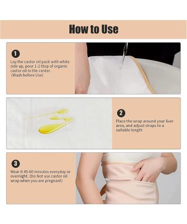 Adjustable Reusable Castor Oil Pack for Neck | Clean Compress Kits for Skin Health | International Shipping - Buy Online on GoSupps.com