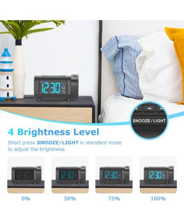 LIORQUE Projection Alarm Clock - Buy Online on GoSupps.com