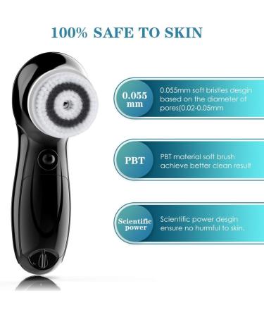 TOUCHBeauty Men's Waterproof Facial Cleansing Brush | Dual Modes, Portable Spin Face Brush for Deep Cleaning | AG-0759MT Black2021 - Buy Online on GoSupps.com