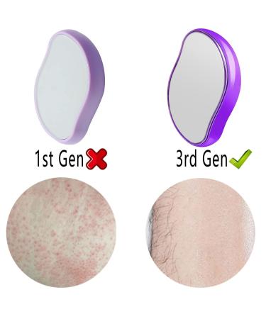 Bleam Crystal Hair Eraser 2023 | ANTAND Upgraded Painless Hair Removal Tool | Eco-Friendly Exfoliation for Women & Men | Smooth Skin Solution in Pink & Purple - Buy Online on GoSupps.com