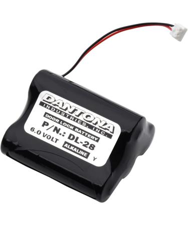 Synergy Digital Door Lock Batteries for Saflok A28310 - 6V 2200 mAh Combo-Pack of 2 DL-28 Alkaline Batteries | International Shipping Available - Buy Online on GoSupps.com