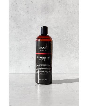 Lisse 100% Pure Grapeseed Oil - Batch Tested & Third-Party Verified - For All Skin Types - Buy Online on GoSupps.com