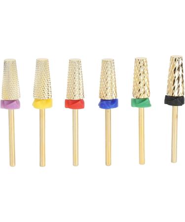 Nail Grinder Bits Stainless Steel Shaping Cutting Accessory Nail Grinding Head for Beauty Salon - Buy Online on GoSupps.com