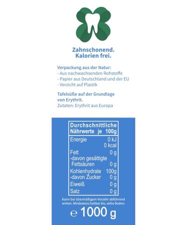 Buy 1kg Calorie-Free Erythritol Sugar Substitute - Sugar Free Sweetener for Healthy Living - Worldwide Shipping - Buy Online on GoSupps.com