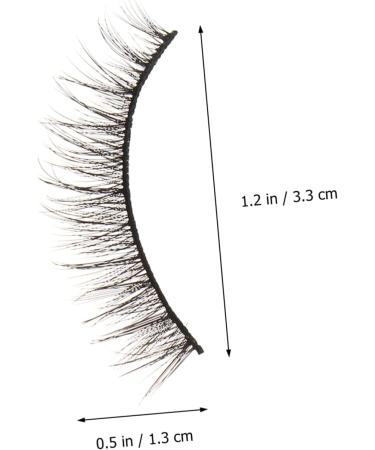 Beaupretty 15 Pairs Short Eyelash Faux Fake Eyelashes Cosmetic Eyelashes Fiber Makeup Eyelashes Handmade Eyelashes Thick Cross Eyelashes Lash Cosmetics 6d Artificial False Eyelashes - Buy Online on GoSupps.com