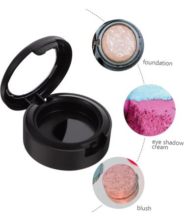 Beatifufu 40 pcs empty eye shadow box makeup samples bead container Makeup Case travel Cosmetic bottles round - Buy Online on GoSupps.com