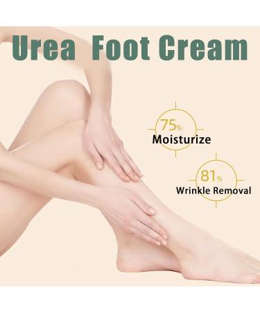Urea Foot Cream 40% Cracked Heel Repair Cream Urea Cream For Cracked Heels and Dry Skin Foot Care Intensive Moisturizer Heel Balm For Cracked Heel Softens Feet & Hand & Knee Relieve Foot Pain-120g - Buy Online on GoSupps.com