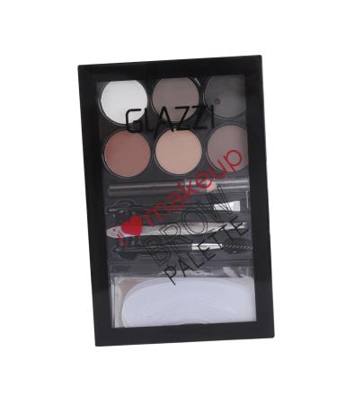 PLAFOPE 1 Set Eyebrow Powder Set Eyebrow Brush Matte and Useful Eyebrow Powder Makeup Miss 1 count (Pack of 1) As Shown