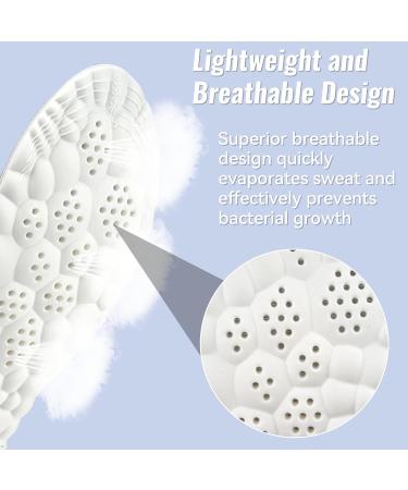 3 Pairs Orthopedic Insoles for Men & Women - Arch Support Shoe Inserts for Flat Feet & Plantar Fasciitis - Soft Breathable Foot Pain Relief in Size 39-40 - Buy Online on GoSupps.com