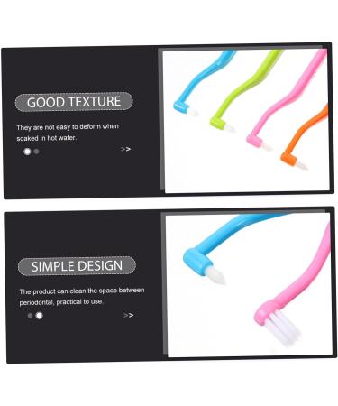 Goohochy Double-Headed Toothbrush Set - 4 Professional Portable Wear-Resistant Tooth Cleaners for Home Use - International Shipping Available - Buy Online on GoSupps.com