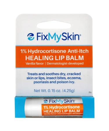 FixMySkin Vanilla Healing Lip Balm - Buy Online on GoSupps.com