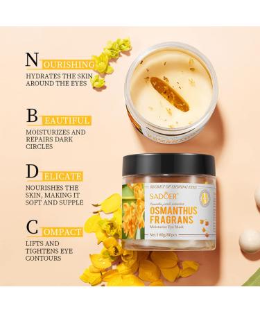 Premium Eye Masks & Pads - 40 Pairs for Dark Circles Tear Bags & Wrinkles | Hyaluron Eye Patches | High Quality Natural Ingredients - Buy Online on GoSupps.com