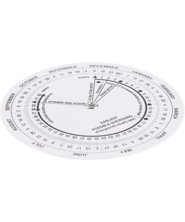 Ruiqas 8Pcs Pregnancy Wheel - Accurate Due Date Calculator for Doctors Midwives & Pregnant Patients | International Shipping Available - Buy Online on GoSupps.com
